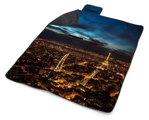Sablio Plážová deka Nočný Paríž : 200x140 cm