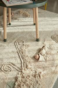 MUZZA Hrací koberec isloda 140 x 200 cm prírodný