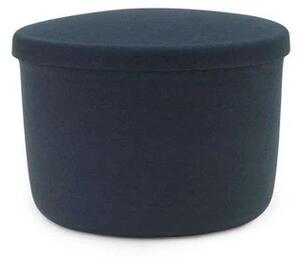 Normann Copenhagen - Hide Storage Taburetka Small Steel Blue
