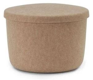 Normann Copenhagen - Hide Storage Taburetka Small Piesok