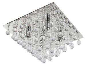 Lindby - Annica Square Stropné Lampa Chrome/Clear