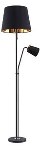 Lindby - Efalia Stojaca Lampa Black/Gold
