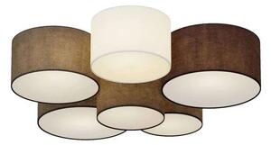 Lindby - Laurenz 6 Stropné Lampa Grey/White/Brown