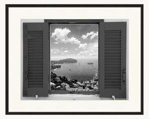 Nástenná dekorácia v ráme Provence Window View