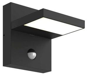 Lucande - Silvan Vonkajšie Nástenné Svietidlo w/Sensor Graphite/White