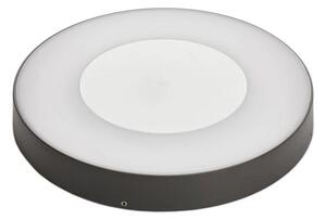 Lucande - Sora LED Round Vonkajšie Stropné Lampa w/Sensor Dark Grey