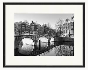 Nástenná dekorácia v ráme Amsterdam Sunrise Reflections