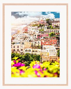 Nástenná dekorácia v ráme View Of Positano