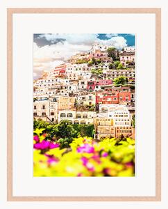 Nástenná dekorácia v ráme View Of Positano