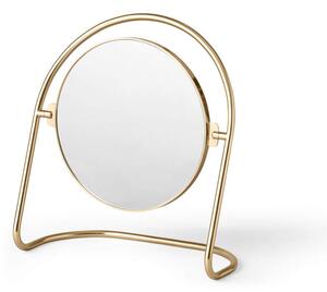 Audo Copenhagen Stolné zrkadlo Nimbus, polished brass