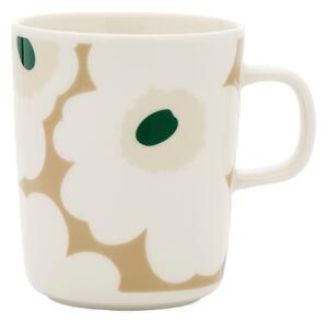 Marimekko Hrnček Oiva Unikko 0,25l, béžovo-zelený