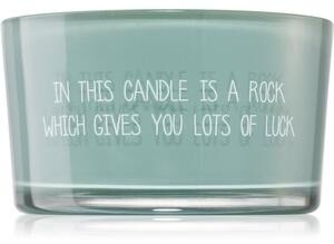 My Flame Candle With Crystal A Rock Which Gives You Lots Of Luck vonná sviečka 11x6 cm