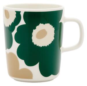 Marimekko Hrnček Oiva Unikko 0,25l, zeleno-béžový