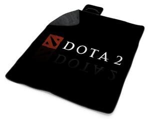 Sablio Plážová deka DOTA 2 Čierna: 200x140 cm