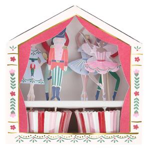 Vianočná sada na pečenie cupcakes Nutcracker Ballet – 24 ks