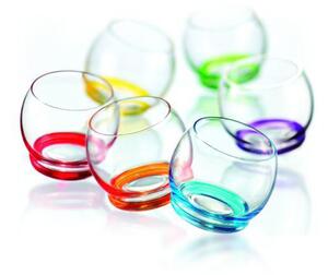 Bohemia Crystal Farebné poháre na pálenku Crazy 25250/D4718/060ml (set po 6 ks)