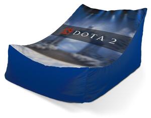 Sablio Sedací vak Lounge DOTA 2 Modrá - 80 x 95 x 50 cm