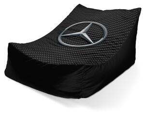 Sablio Sedací vak Lounge Logo 4 Carbon - 80 x 95 x 50 cm