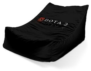 Sablio Sedací vak Lounge DOTA 2 Čierna - 80 x 95 x 50 cm