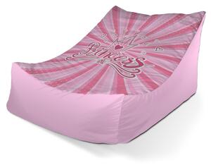 Sablio Sedací vak Lounge Princess - 80 x 95 x 50 cm