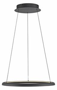 Schöner Wohnen 15570-18-LED stmievateľné závesné svietidlo na lanku QUILLO LED/36W/230V priemer 60 cm čierne
