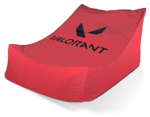 Sablio Sedací vak Lounge VALORANT Red - 80 x 95 x 50 cm