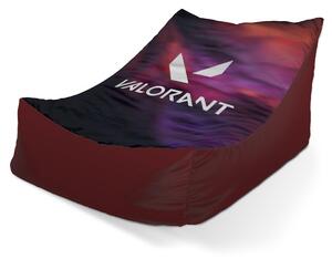 Sablio Sedací vak Lounge VALORANT Glow - 80 x 95 x 50 cm