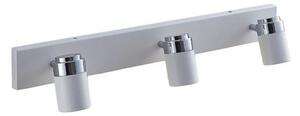 Lindby - Kardo 3 Nástenné Svietidlo White/Chrome