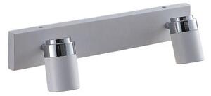 Lindby - Kardo 2 Nástenné Svietidlo IP44 White/Chrome