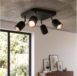 LED bodové svietidlo TOP 4xGU10/10W/230V čierne