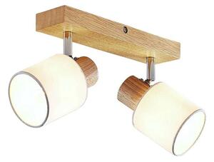 Lindby - Wanessa 2 Stropné Lampa Wood/White