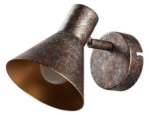 Lindby - Zera Nástenné Svietidlo Antique Rust/Gold