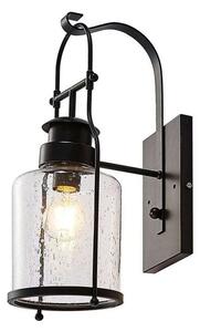Lindby - Rozalie Nástenné Svietidlo Clear/Black