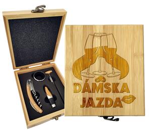 Sablio Darčeková sada na víno Dámska jazda: 147×168×49 mm