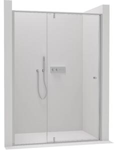 CERANO - Pivotové sprchové dvere Santini L/P - 6 mm - chróm, číre sklo - 120x195 cm