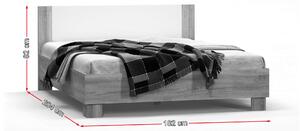 Manželská postel 180 cm Marlon (borovica anderson + dub) (s roštom). Vlastná spoľahlivá doprava až k Vám domov. 1000610