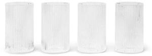Ferm LIVING - Ripple Verrines Set of 4 Clear