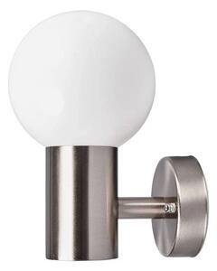 Lindby - Tomma Vonkajšie Nástenné Svietidlo Stainless Steel/Opal White