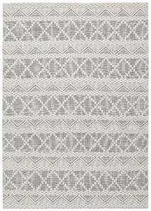 RUČNE TKANÝ KOBEREC, 70/130 cm, čierna, biela Linea Natura - Koberce