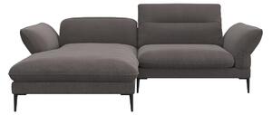 SALINO sofa - Safari brúsená koža , taburet 97x77cm