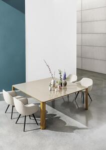 KODO stôl square - 140x140cm , Lakované farebné sklo