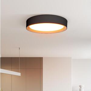 Solight WO8016 - LED Stm. strop. svietidlo LARIOS LED/48W/230V+DO pr.39 cm čierna