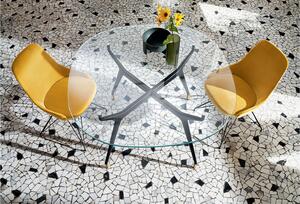ARKOS stôl shaped - 100x100cm , Sklo