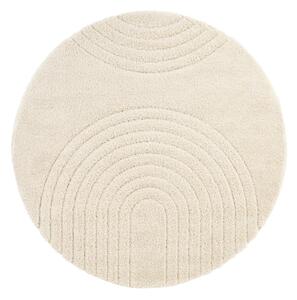 Krémovobiely koberec Mint Rugs Norwalk Fergus, ø 160 cm