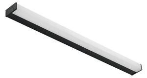 Lindby - Ulisan LED Nástenné Svietidlo IP44 L88,8 Matt Black/White