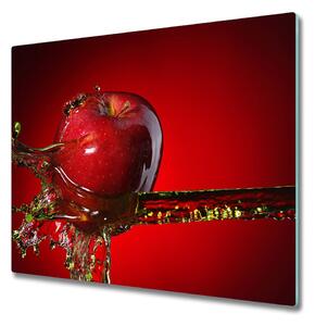 Sklenená doska na krájanie Jablko a voda 60x52 cm