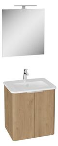 Kúpeľňová zostava s umývadlom VitrA Mia 56,5x62,5x44,5 cm zlatý dub MIASETPR60D