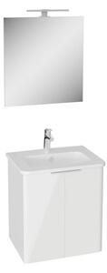 Kúpeľňová zostava s umývadlom VitrA Mia 56,5x62,5x44,5 cm biela lesk MIASETPR60B