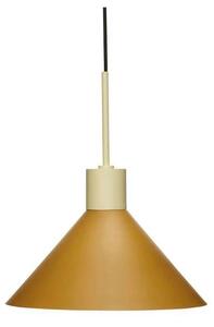 Hübsch - Crayon Závěsná Lampa Ø35 Brown/Beige