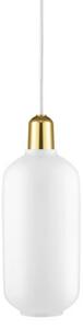 Normann Copenhagen - Amp Závěsná Lampa Large White/Brass